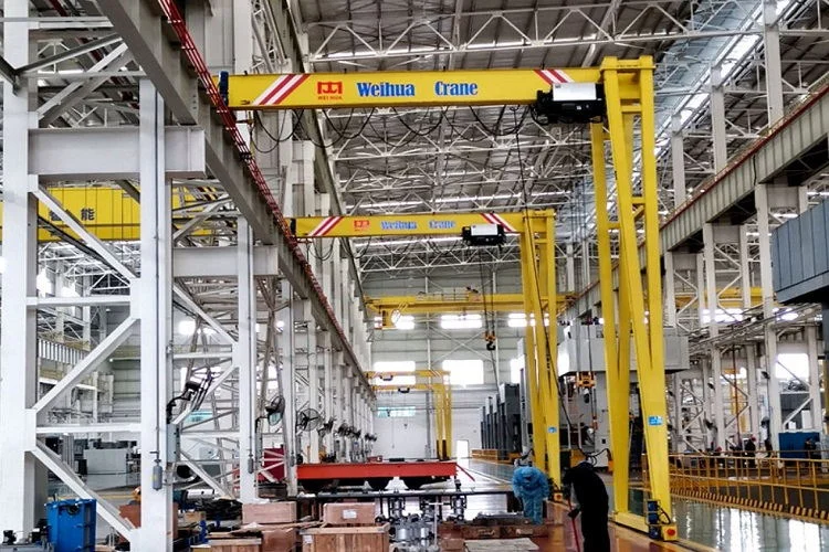 BMH Semi Gantry Crane with Electric Hoist or Open Winch