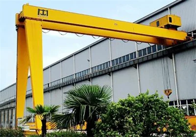 Single girder semi-gantry crane