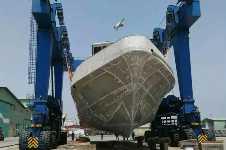300 Ton Mobile Boat Hoist for Iran