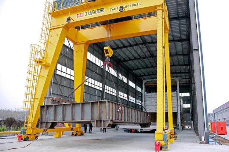 Weihua Production Capacity of Crane Trolleys +500t Make Great Progress